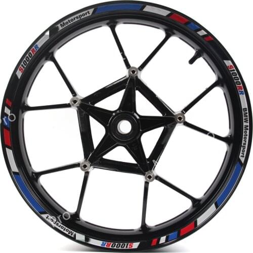 1 Set S1000RR Wheel Tire Stickers Strips Rim Tape Motorbike Accessories Parts For BMW S1000 RR