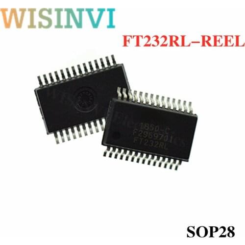 20 PCS C FT232R FT232 232RL SSOP28 USB FS SERIAL UART 28-SSOP 100% NEW and original