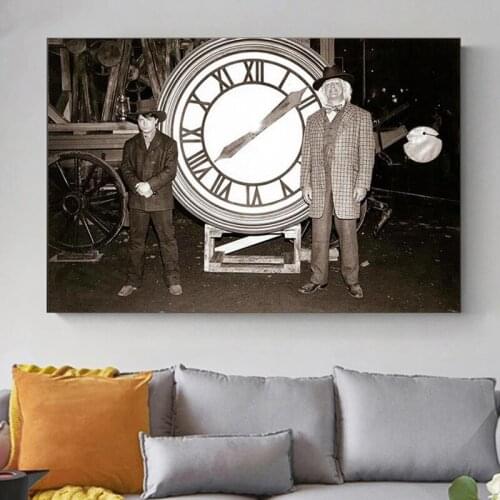 Alternative Movie Retro Photos Back To The Future Poster Classic Movie Printing Retro Style Wall Art Canvas Painting Home Decor