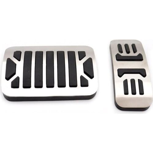 Stainless Steel Auto Gas Accelerator Pedal, Footrest and Brake Pedal for XF 08-16 XJ IV X351 09-16 XJL 09-16 XE