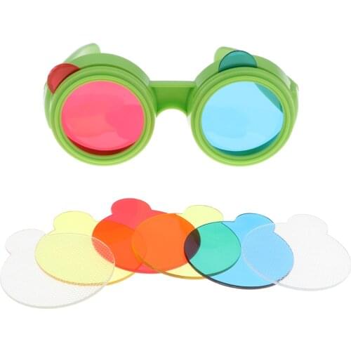 Kid Glasses Toy Science Experiment DIY Three Primary Color Optical Learning