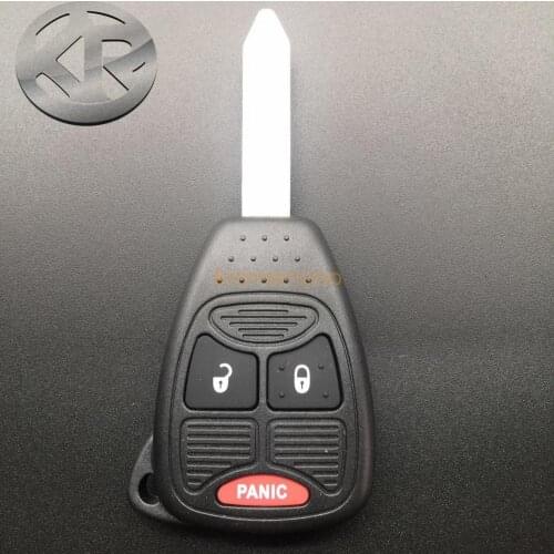 Remote Car Key for DODGE CHRYSLER 3 Button 433MHz Straight Key
