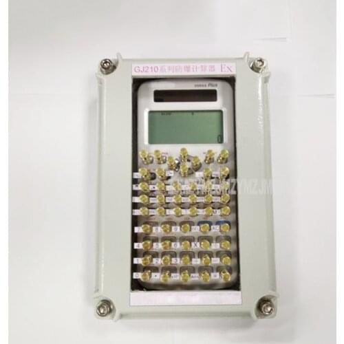 GJ210-H Mini Scientific Functions Calculator Counter Explosion-proof Calculator Dangerous Place Petrochemical Pharmacy Warehouse