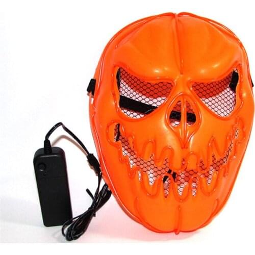 Halloween Pumpkin Head Led Glowing Mask Party Props Christmas Masquerade Mask Decoration Grow Masks Event Supplies Gifts