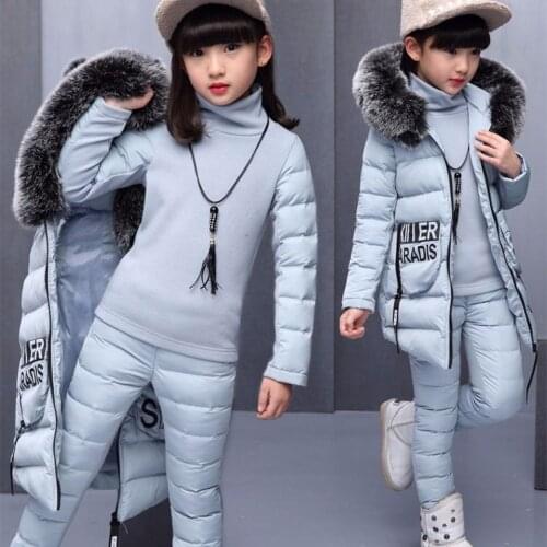 Baby Boys Girls Clothing Set 2020 Winter Children Stars Print Hoodie Outerwear Outfits Kids Toddler Warm Costume Suit