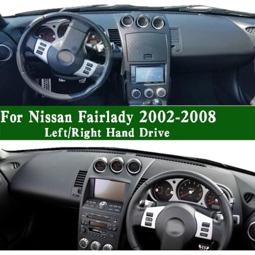 Dashmat Dashboard Cover Pad Dash Mat Carpet for Nissan Fairlady Z Nismo ARC 350Z 370Z Z33 Z34 2009-2021 Left Right Hand Drive