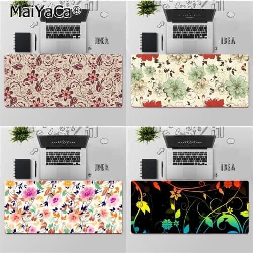MaiYaCa High Quality floral background Gamer Speed Mice Retail Small Rubber Mousepad Free Shipping Large Mouse Pad Keyboards Mat
