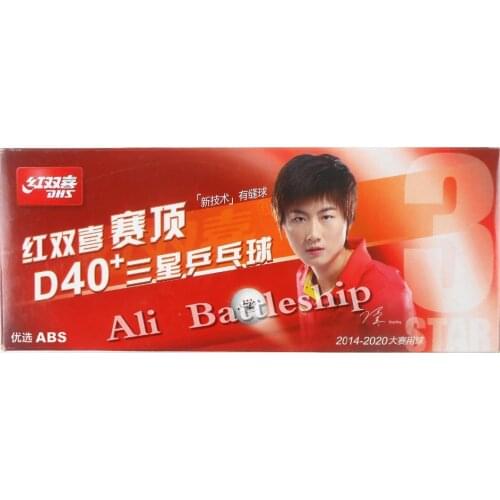 10x DHS D40+ 3Star preferred ABS Table Tennis Balls