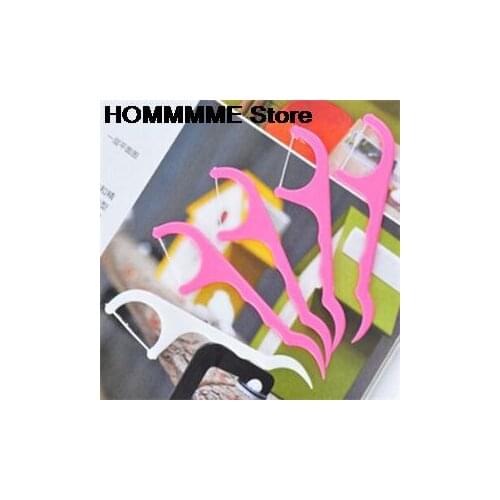 25Pcs/lotThread Dental Flosser Oral Gum Teeth Clean Tools Dental Plastic Tooth Picks Teeth Care Wholesale hot sale