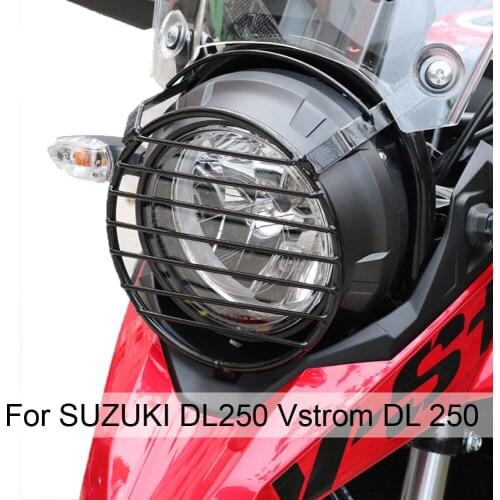 Motorcycle Headlight Grill Cover Head Light Protection HeadLamp Guard for SUZUKI DL250 DL 250