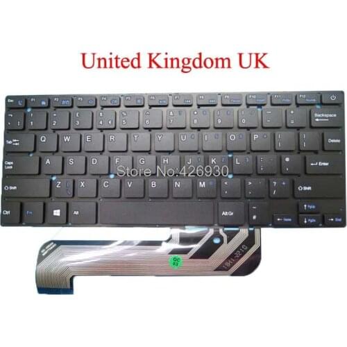 Laptop RU US UK LA PL Keyboard For Irbis NB44 XK-HS002 MB27716023 Latin Polish Russia United Kingdom English black New