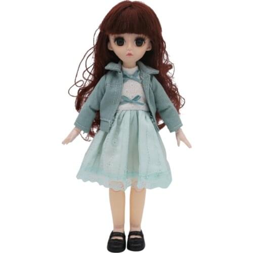 12inch Doll Clothes 1/6 BJD Accessories Dress Fit To 28cm Doll Dress Up Toys for Children Girls