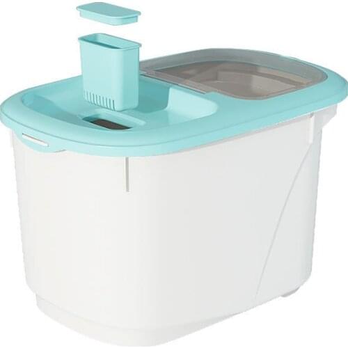 Plastic 10/20Kg Rice Storage Box Sealed Moisture-proof Large Capacity Grain Flour Container Kitchen Rice Storage Box