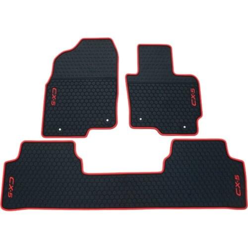 Custom No Odor Carpets Waterproof Rubber Car Floor Mats for Right Hand Drive RHD Mazda CX-5 Mazda 3 Axela