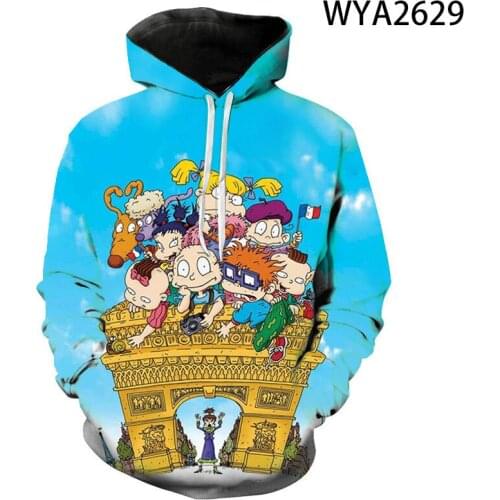 2021 New Hoodies Paris Anime 3D Print Men Women Children Streetwear Pullover Sweatshirt Boy Girl Kids Fashion Hooded Casual Coat