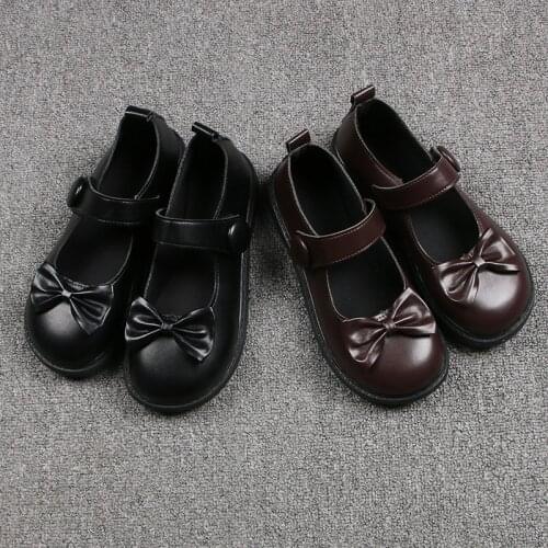 Cute Cosplay Shoes Universal JK Shoes Round Toe Lolita Boots Women Japanese School Student Soft Leather Flat Low Heel Shoes