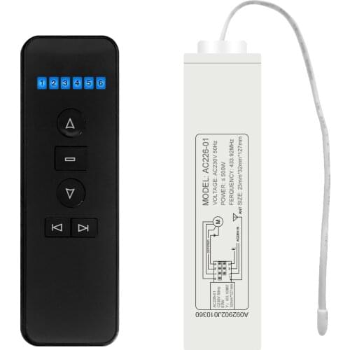 Universal 433 Mhz RF Remote Controller AC123 AC212 Receiver For AOK RF433 Motors Electric Curtain Motor Electric Door Smart Home
