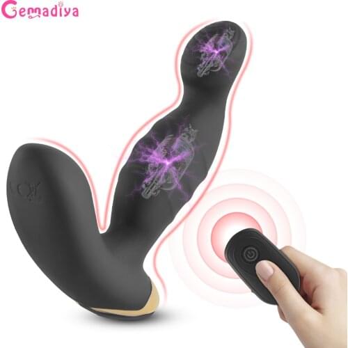 Double Motors Anal Plug Vibrator For Men Prostate Massager Butt Plug Sex Toys Product For Couples adult Gay Male Masturbator Man