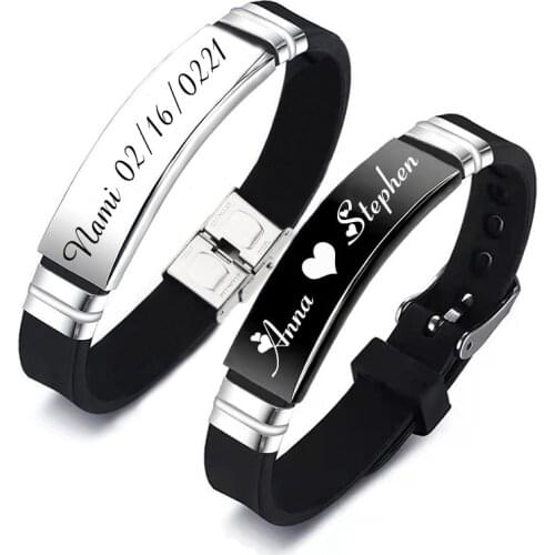 YWSHK Engraved Bracelets