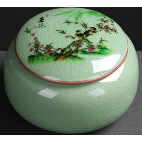 Green Blue Food Stash Jar Tea Caddy Sugar Bottle Moisture-Proof Jars For Spices Coffee Container Box Home Storage Tank 1 Piece