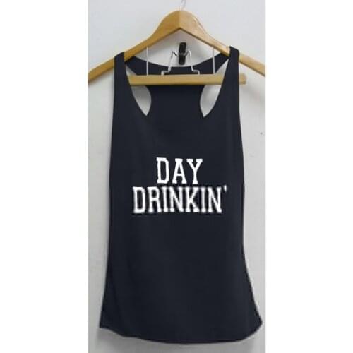 Vest Undershirt Singlet Day Drinking Funny Tees Woman Camis Fashion Grunge Tees Tumblr Party Camis Wine Lover Tank Tops