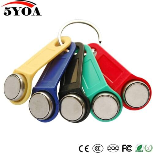 100pcs/lot Rewritable RFID RW1990 iButton TM Touch Memory Clone Duplicate Key Copy Card Sauna Key