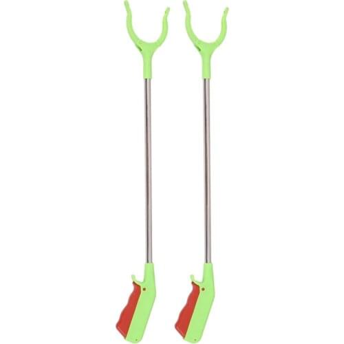 2X Clamp Waste Collector Garbage Claw Garbage End Tool Garden 60CM