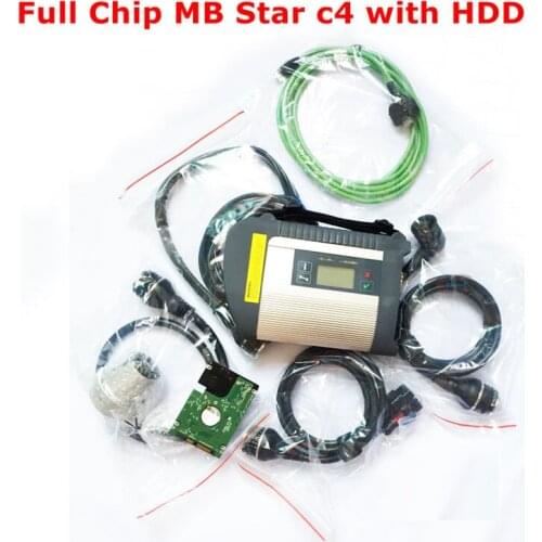 2020 Diagnosis MB Star C4 SD Connect Compact 4 Multiplexer with Wifi Function Full Set Cables Latest Software v2020.06 320gb HDD