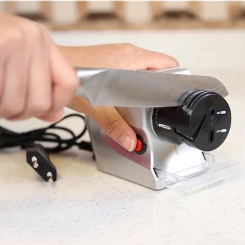 220V Power Supply Electric sharpener Quick sharpening Stone Kitchen Knife Scissors Sharpeners Tools