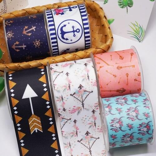 3 Inch 75 MM Cartoon Sport Printed Grosgrain Ribbons For Bows Craft Suppliers 57215