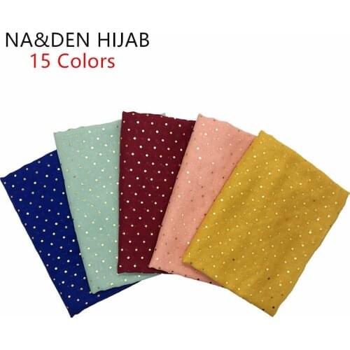 100pcs/lot Islamic bandana Ladies wraps Solid plain shalws Long head muffler Women popular scarves Hot rhinestone Muslim hijab