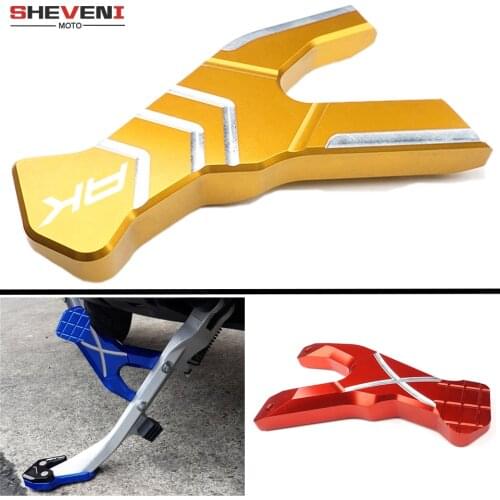 For KYMCO AK550 AK 550 2017 2018 2019 Motorcycle accessories CNC aluminum gold titanium red Kickstand Side Column auxiliary Seat