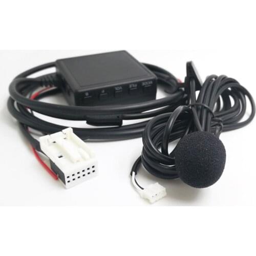 AUX USB Car Bluetooth 5.0 Kit Microphone Adapter Phone Call Handsfree for Peugeot RD4 Radio