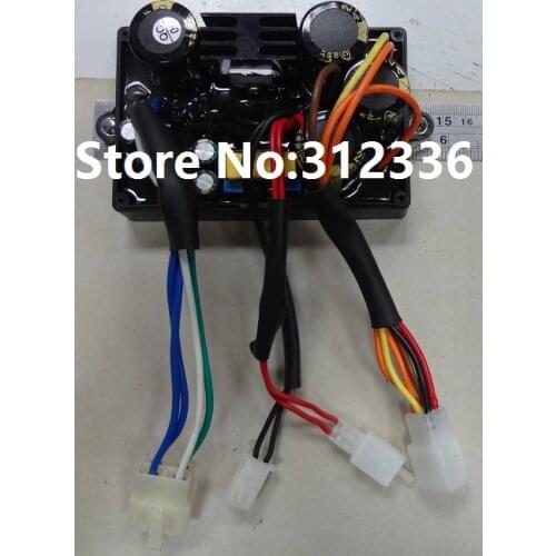 Free Shipping 14 wire 4 socket Welder Generator 5kw 5kVA 6kVA 7kVA AVR Welding AVR Single phase diesel gasoline generator