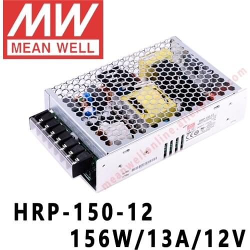 Mean Well HRP-150-12 meanwell 12V/13A/156W DC Single Output with PFC Function Switching Power Supply online store