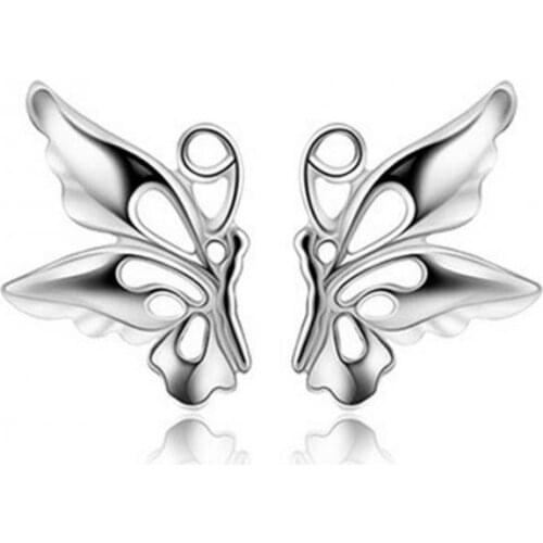 HOMOD Endless Friendship Woman Stud earrings Antlers Silver Color Earrings for women Deer horn earring fashion jewelry