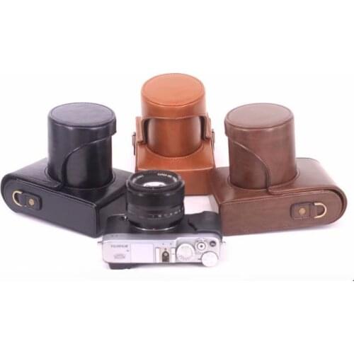 PU Leather Digital Camera case Bag box Cover for Fujifilm Fuji XE1 XE2 XE3 XE4 x-e4 XA7.XA5.XA3.XA20.XA10.XA2.XM1