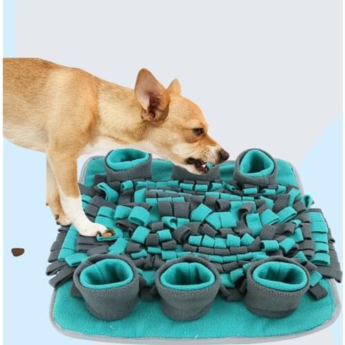 Dog Sniffing Mat Pet Interactive Training Snuffle Blanket Cat Puppy Anti Choke Puzzle Toy Pets Game Relieve Stress Feed Nose Pad