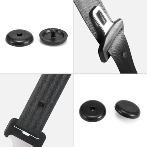 50% Hot Sales!!!! 10Pcs Safety Car Seat Belt Stopper Spacing Limited Buckle Clip Retainer Button