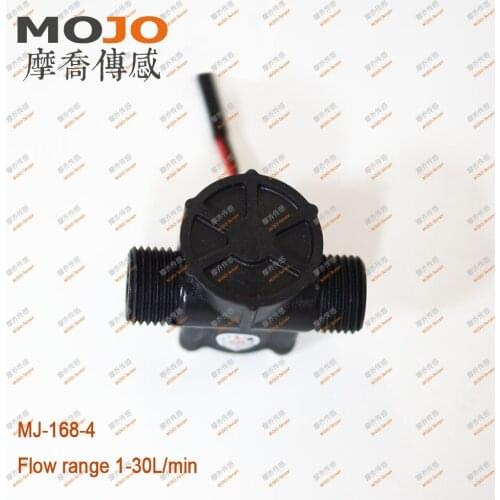 MJ-168-4(10pcs/lot) Water Flow Sensor G1/2" Nylon 2-30L/min 10% accuracy water dispenser