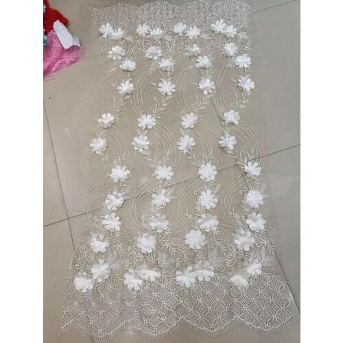 New pattern 5yards YY063# 3 colours Add flowers tulle mesh lace fabric for bridal wedding dress/sawing Free shipping