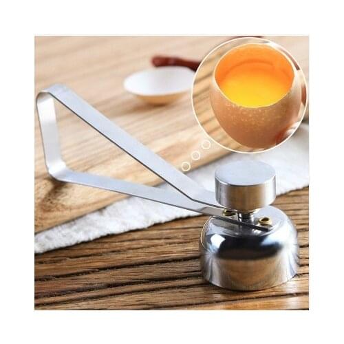 Egg Opener Glutinous rice egg magic device manual stainless steel egg cutter small mouth egg opening egg cracker egg shell ope