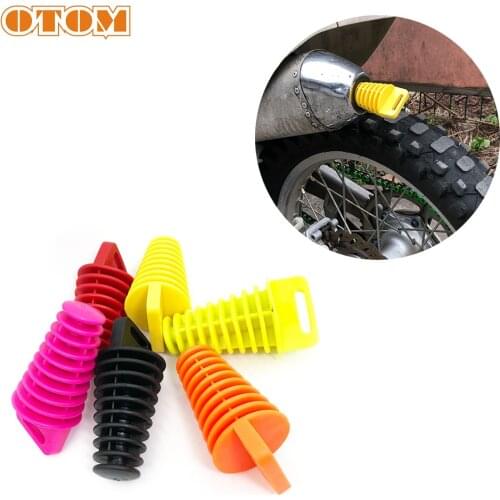 OTOM Motorcycle Medium Muffler Plug Exhaust Silencer Wash Pipe Protector For KTM HONDA YAMAHA ATV UTV Motocross Accessories Bike