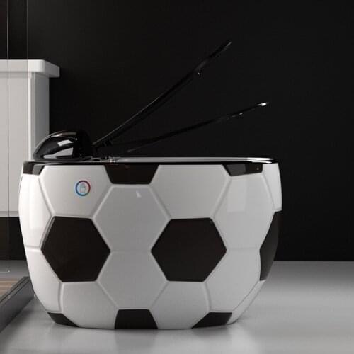 Personalized color football creative waterless toilet ordinary black toilet. commode toilet bidet toilet seat toilet