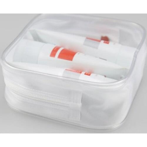 PVC Clear Makeup Cosmetic Bag Portable Toiletry Pouch Transparent Waterproof NEW LX9F