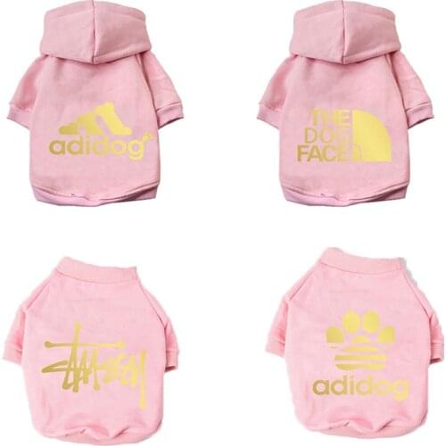 Luxury Design Dog Clothes Pets Chihuahua Pug Dog Coat Winter Warm Fashion Hoodie Pet Clothes Shirt For Small Medium Dogs