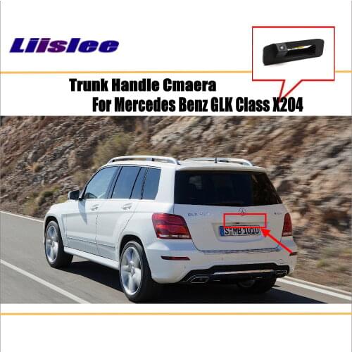 Car Back Door Handle Rear View Camera For Mercedes Benz GLK Class X204 2013 2014 2015 Reverse Backup Camera Vehicle HD Display