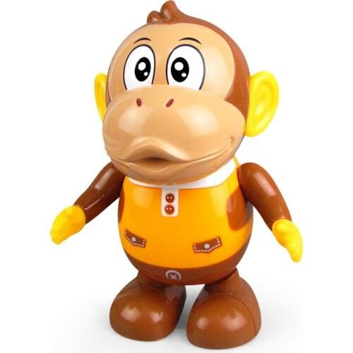 LED Light Music Electric Dancing Monkey Fun Model Dolls Toy