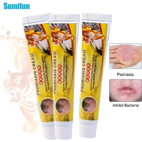 Sumifun Tiger Balm Hot Skin Problems Treatment Eczema Psoriasis Dermatitis Ointment Herbal Antibacterial Cream Anti Fungal Care