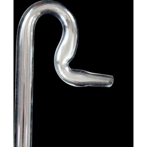 Aquarium Tank Outlet Water Jet Outflow Lily Pipe Filter Accessories 10mm 13mm 17mm Transparent Glass Hang On Design